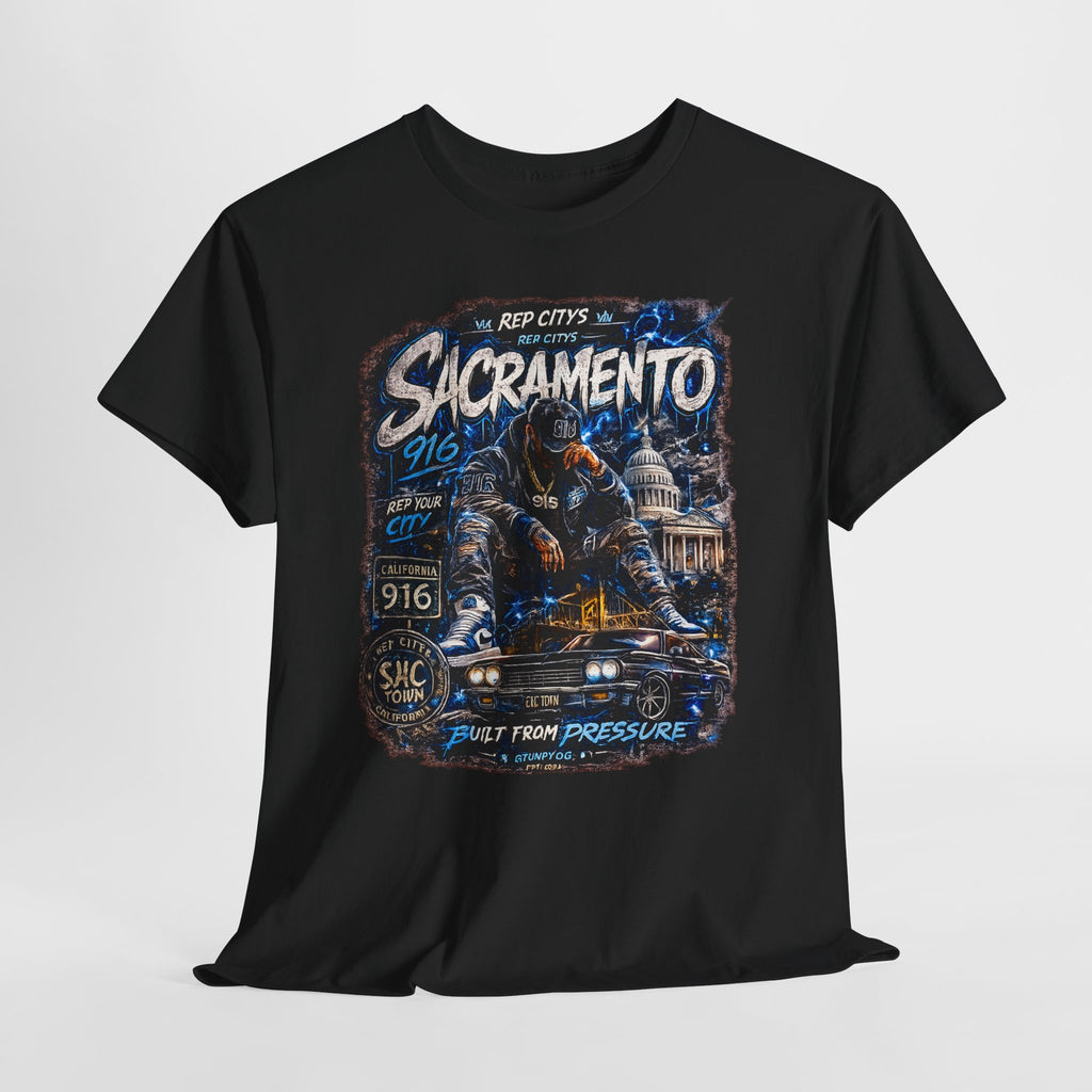 REP CITYS™ Sacramento CA — 916 State Of Mind Tee