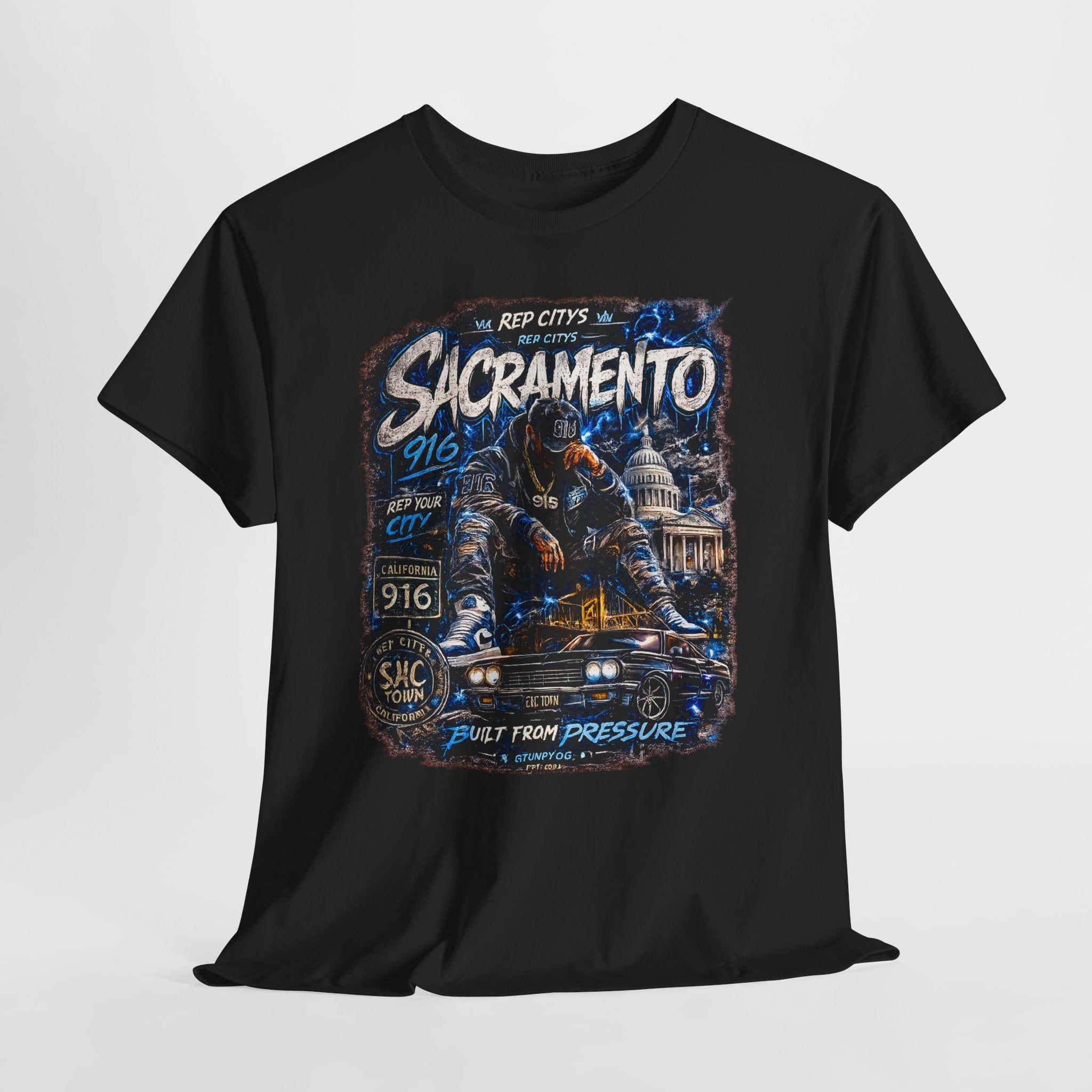 REP CITYS™ Sacramento CA — 916 State Of Mind Tee
