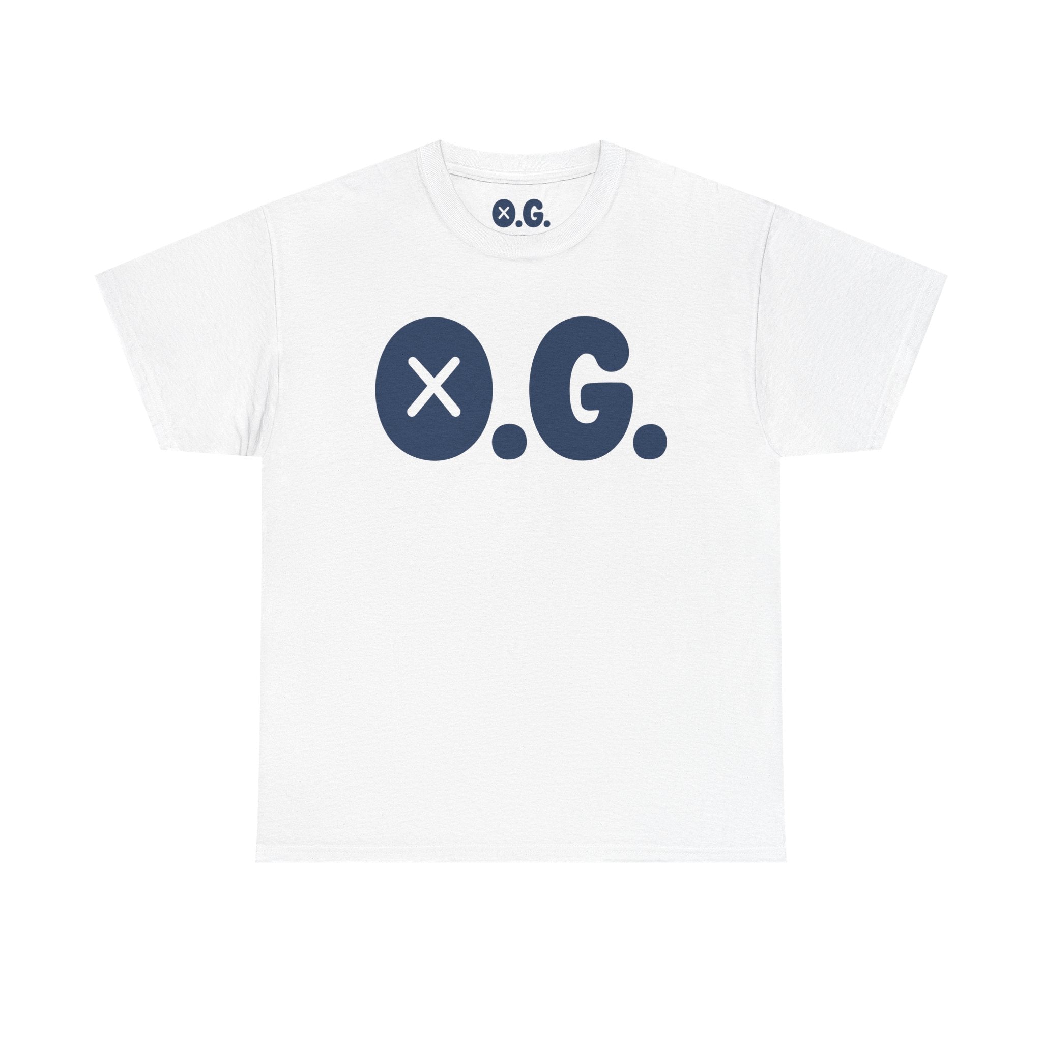 Straight O.G. Tee – Blue Logo | Grumpy O.G. Streetwear Essential