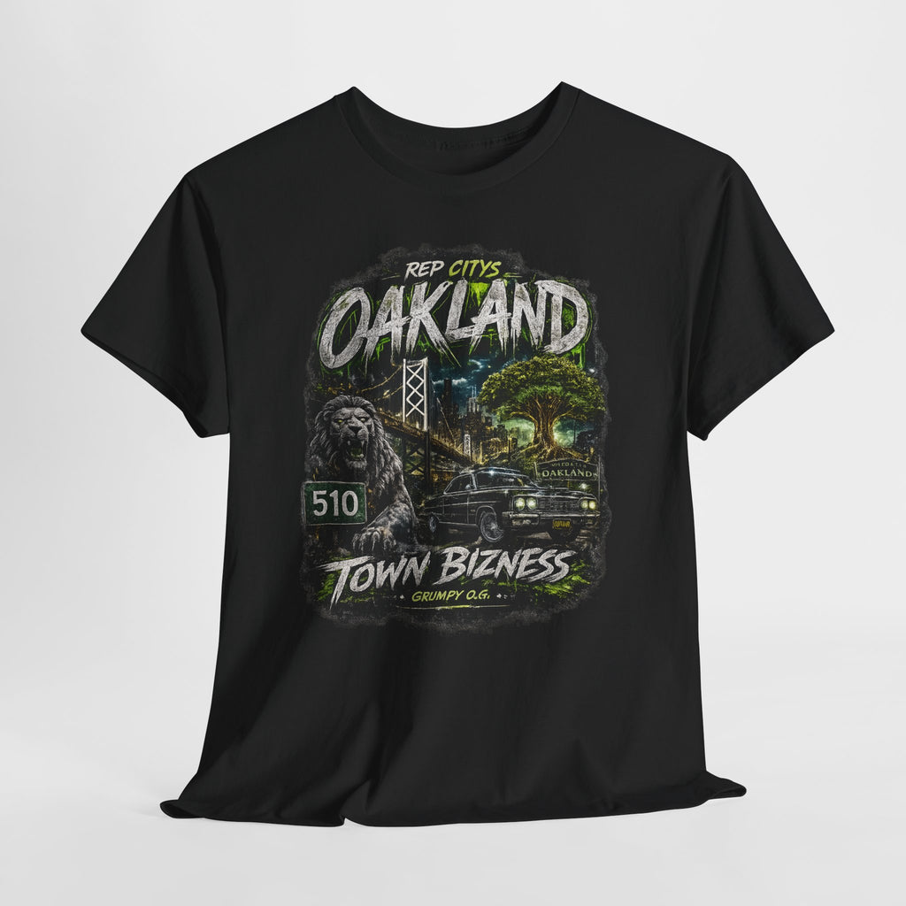 REP CITYS™ Oakland CA — Town Business Tee