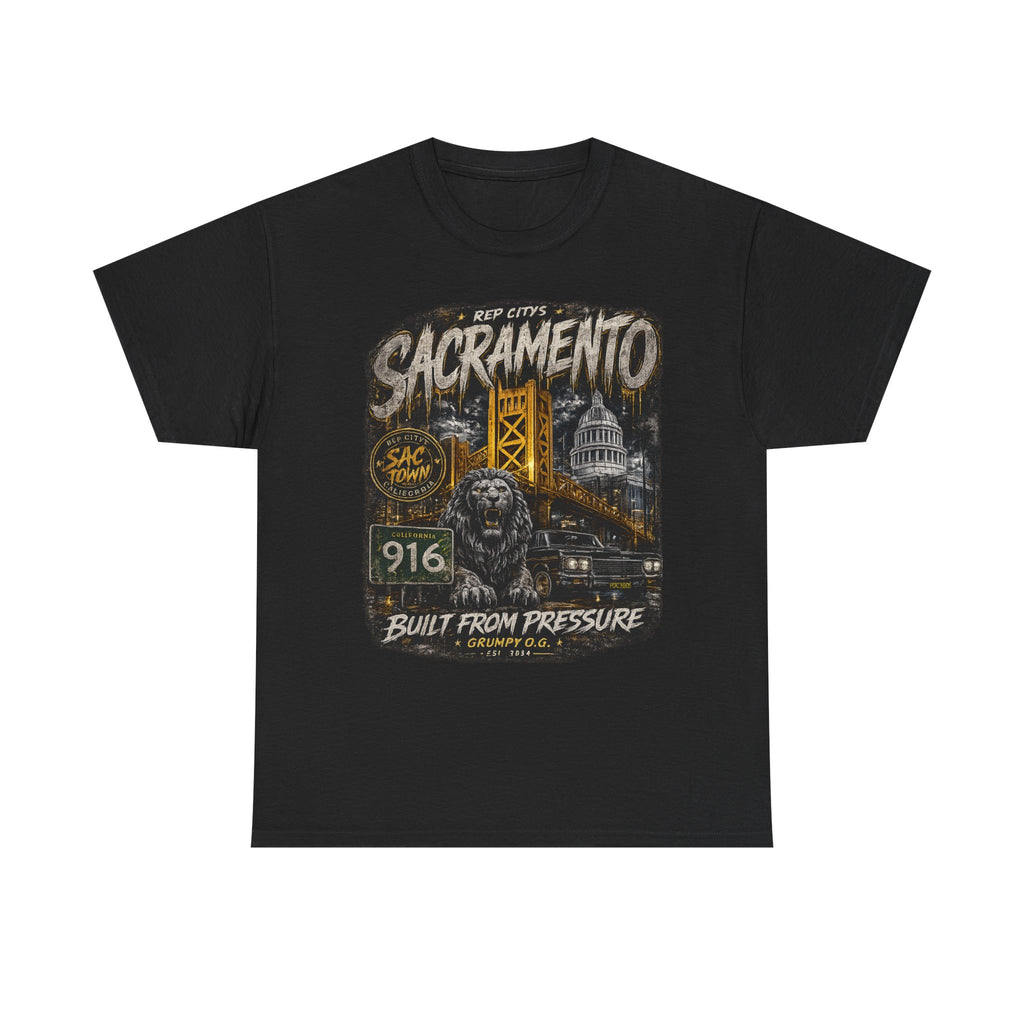 REP CITYS™ Sacramento CA — Crowned By Pressure Tee