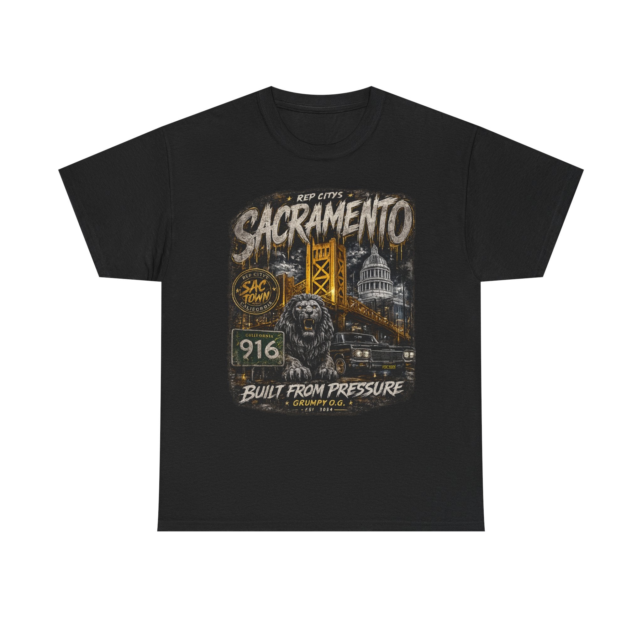 REP CITYS™ Sacramento CA — Crowned By Pressure Tee