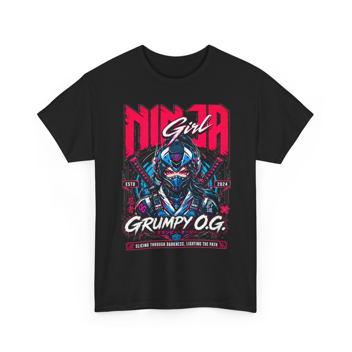 GRUMPY O.G.® Ninja Girl Graphic Tee