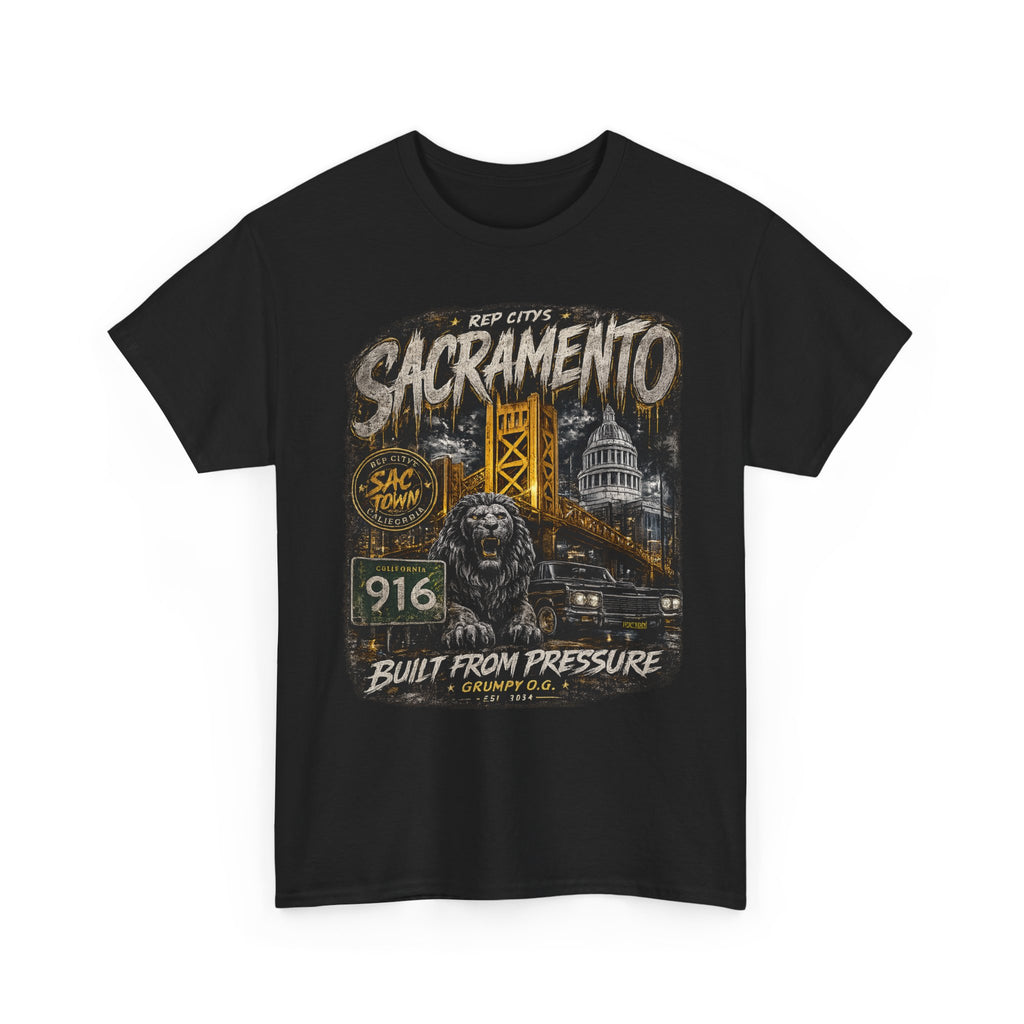 REP CITYS™ Sacramento CA — Crowned By Pressure Tee