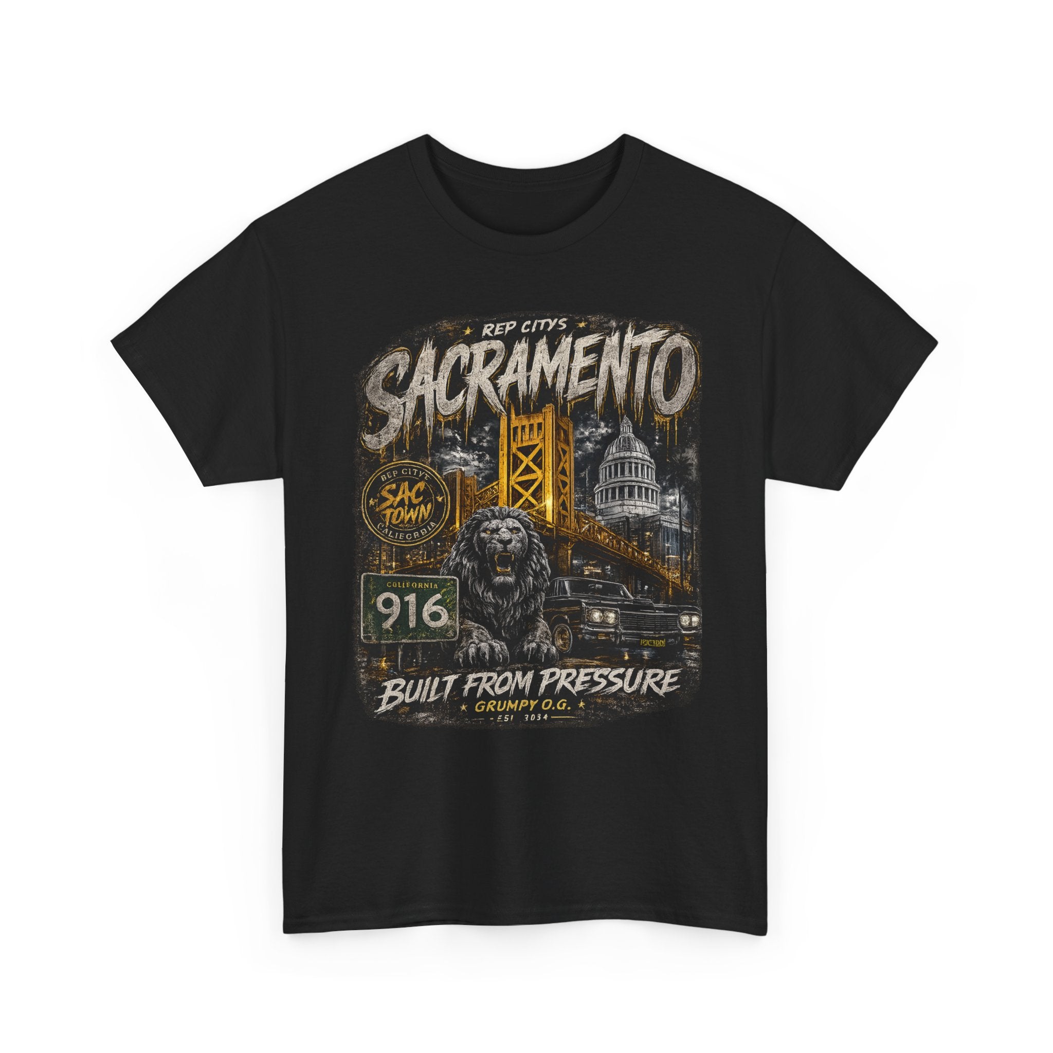 REP CITYS™ Sacramento CA — Crowned By Pressure Tee