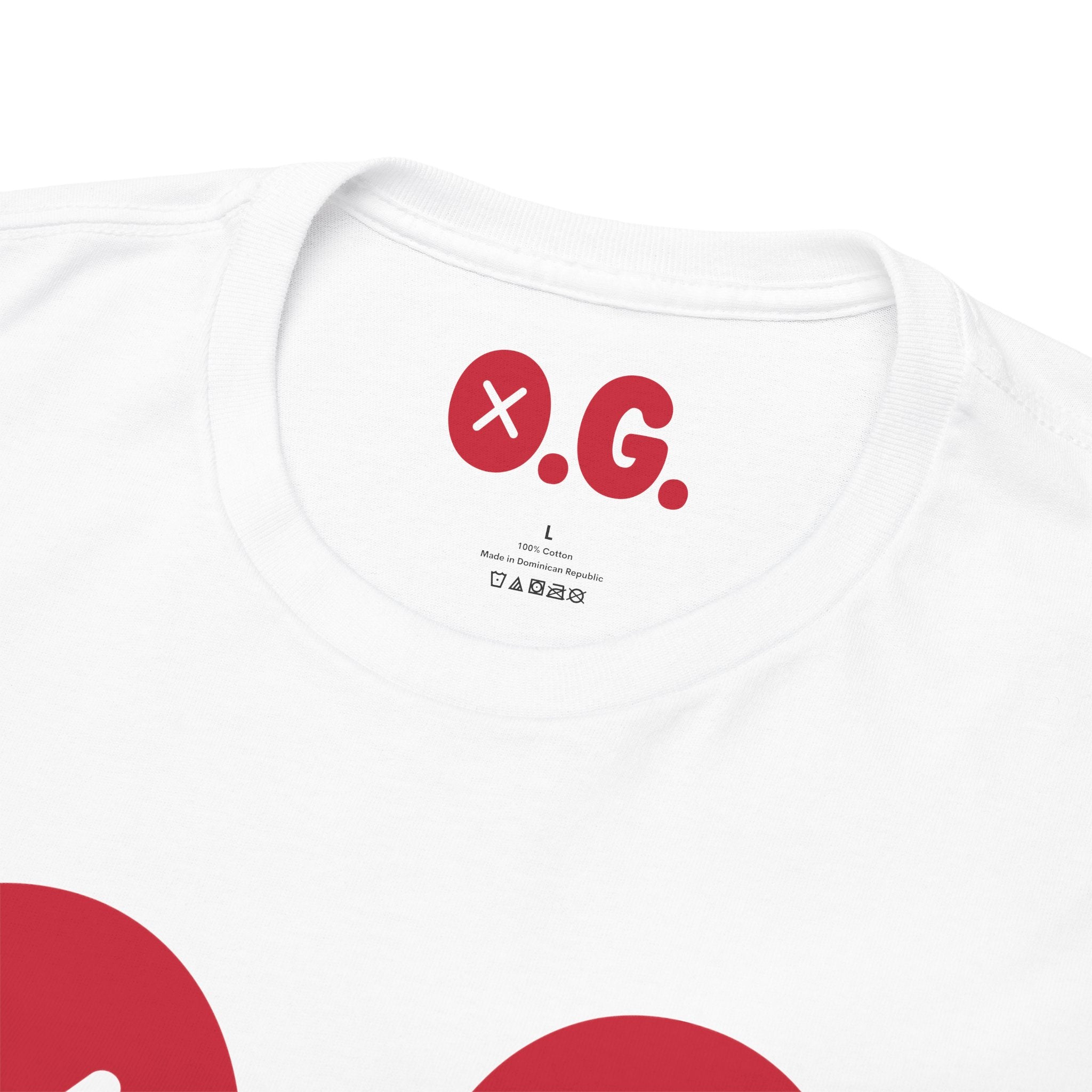 Straight O.G. Tee – RED Logo | Grumpy O.G. Streetwear Essential