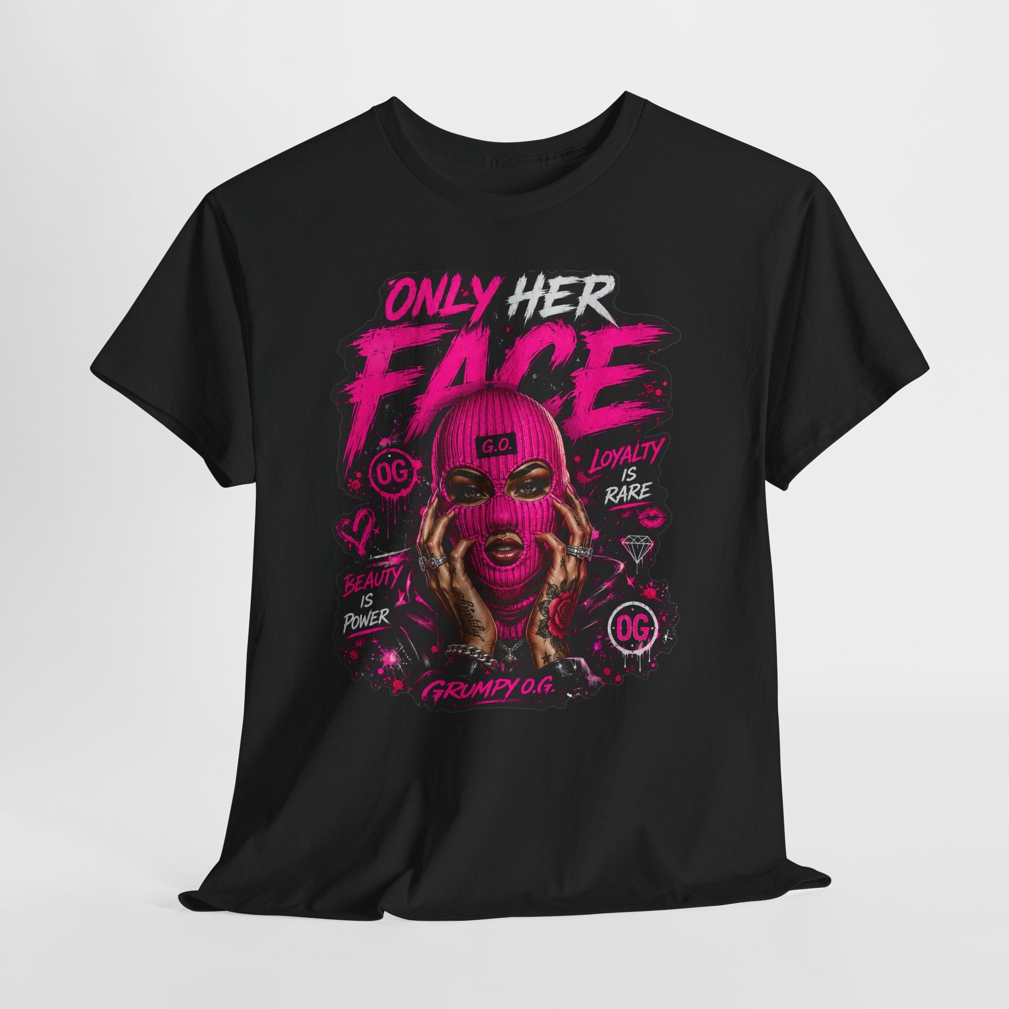 Pink Mask Baby Tee