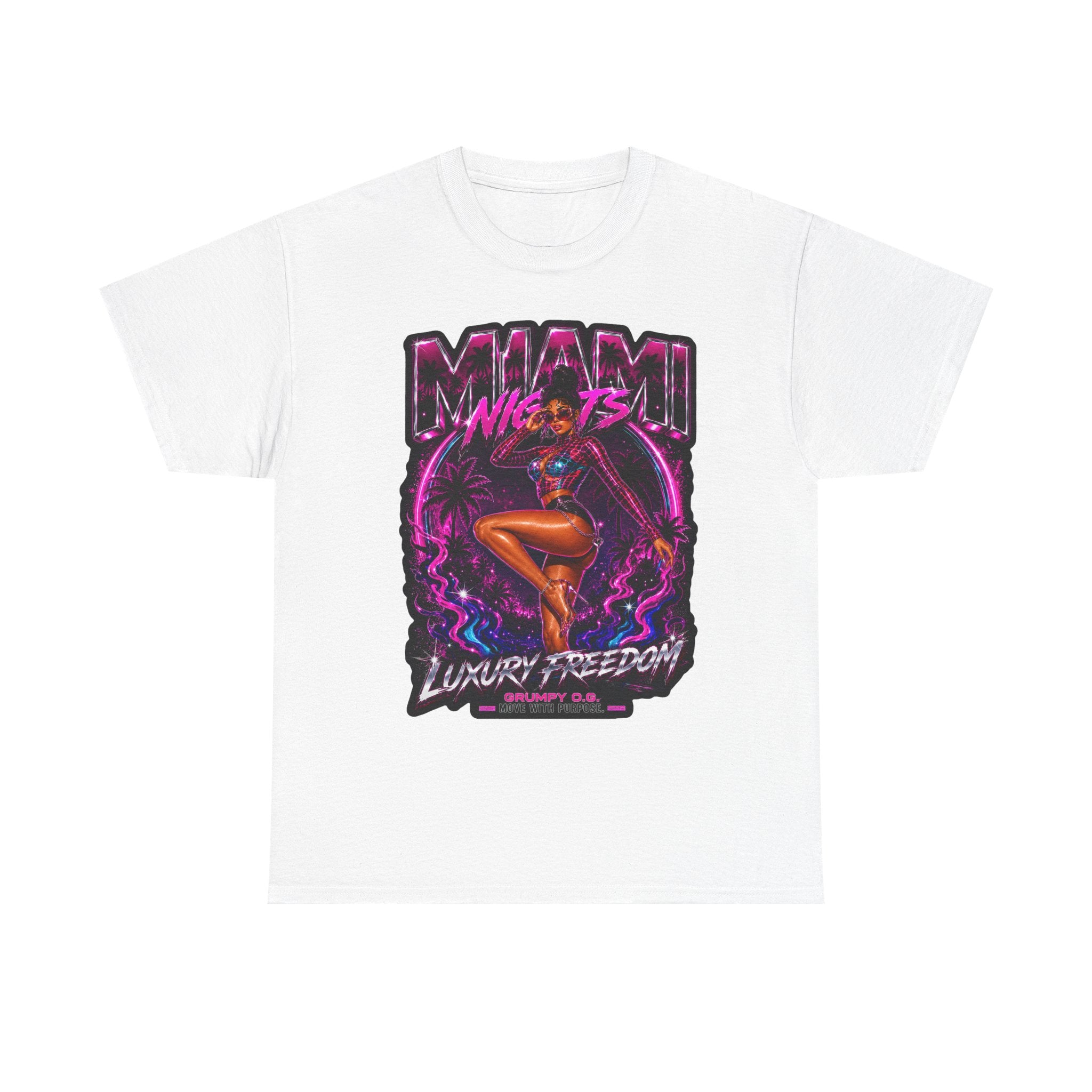 Miami Nights Luxury Freedom Tee