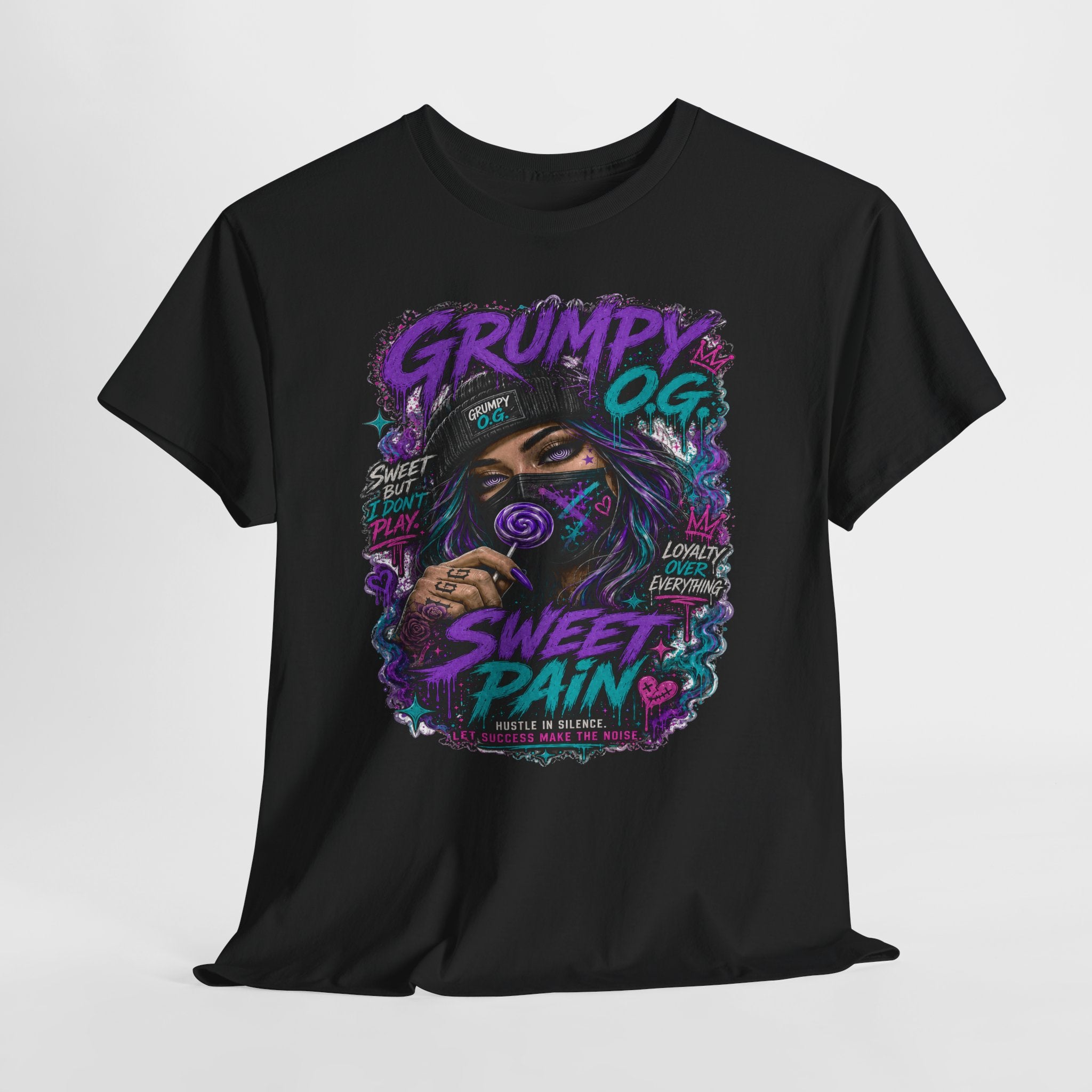 Sweet Purple Pain Tee | Miami Nights Collection | GRUMPY O.G.