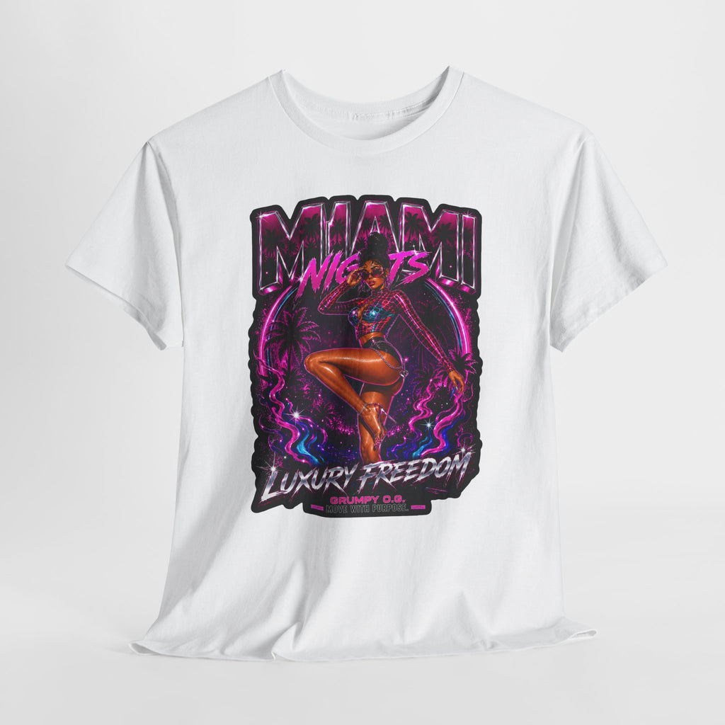 Miami Nights Luxury Freedom Tee
