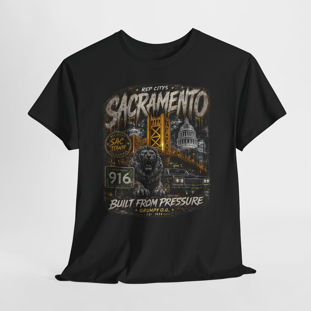 REP CITYS™ Sacramento CA — Crowned By Pressure Tee
