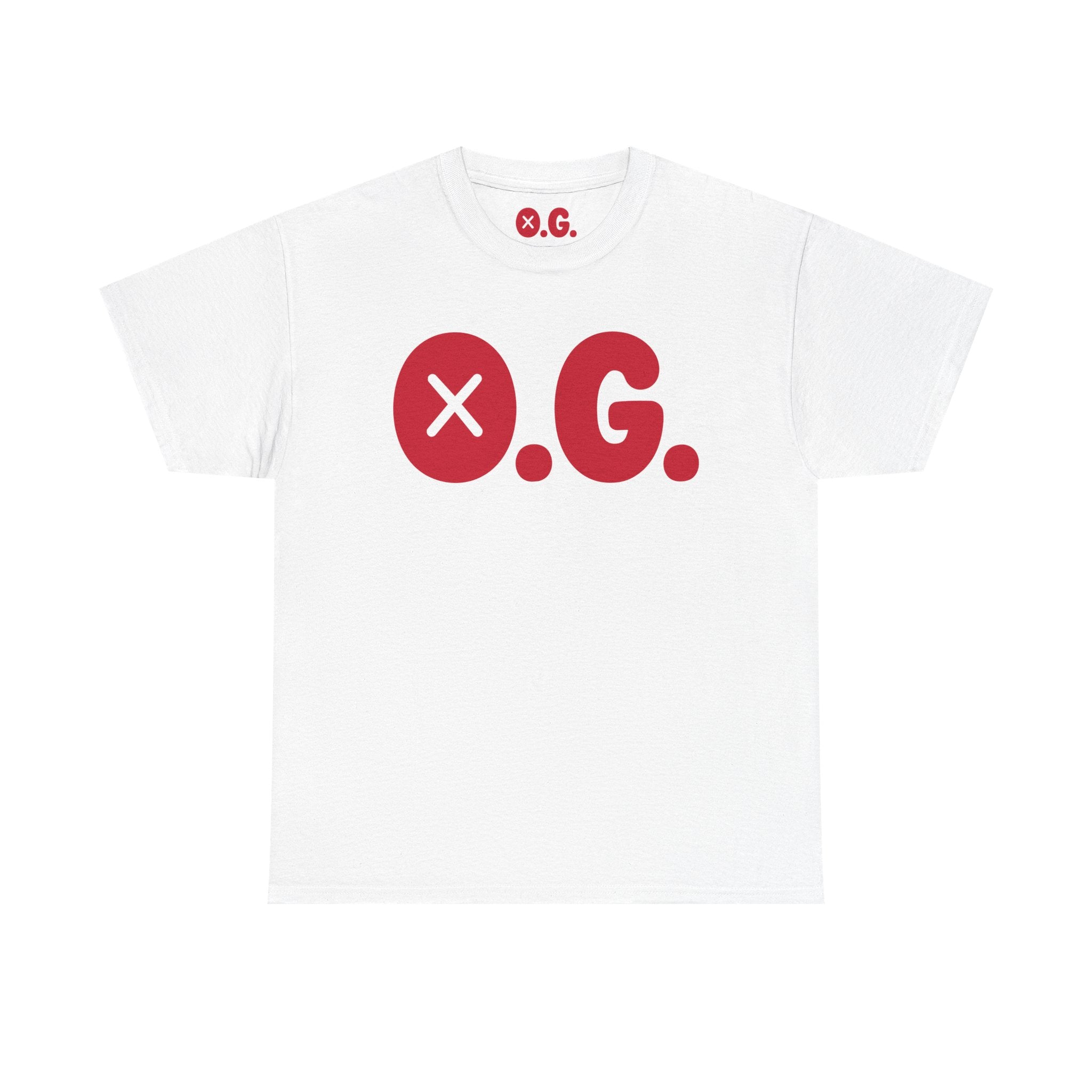 Straight O.G. Tee – RED Logo | Grumpy O.G. Streetwear Essential