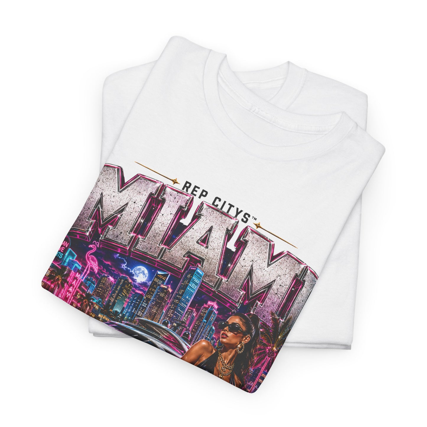 Miami Black Card 305 Graphic Tee
