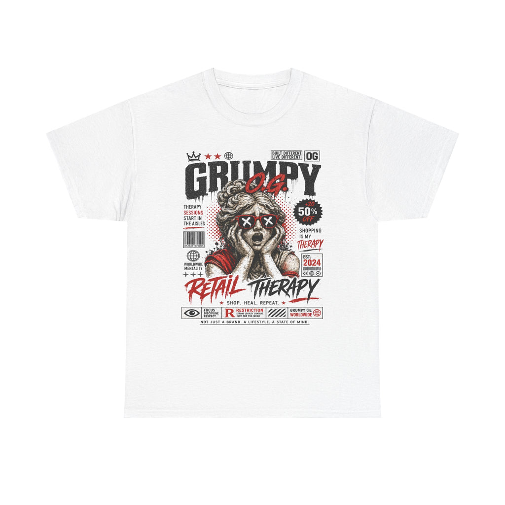 Retail Therapy Pt. 2 Tee | GRUMPY O.G. Luxury Streetwear