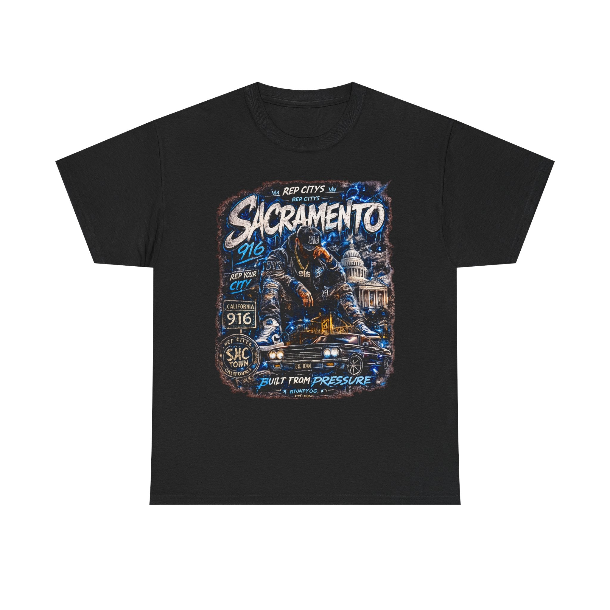 REP CITYS™ Sacramento CA — 916 State Of Mind Tee