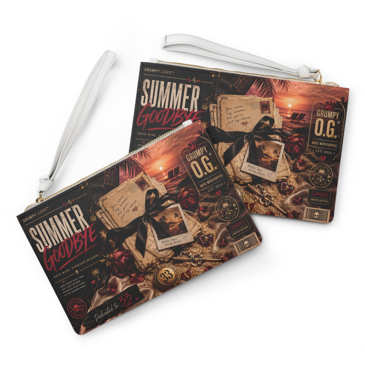 Summer Goodbye 33 Clutch Bag
