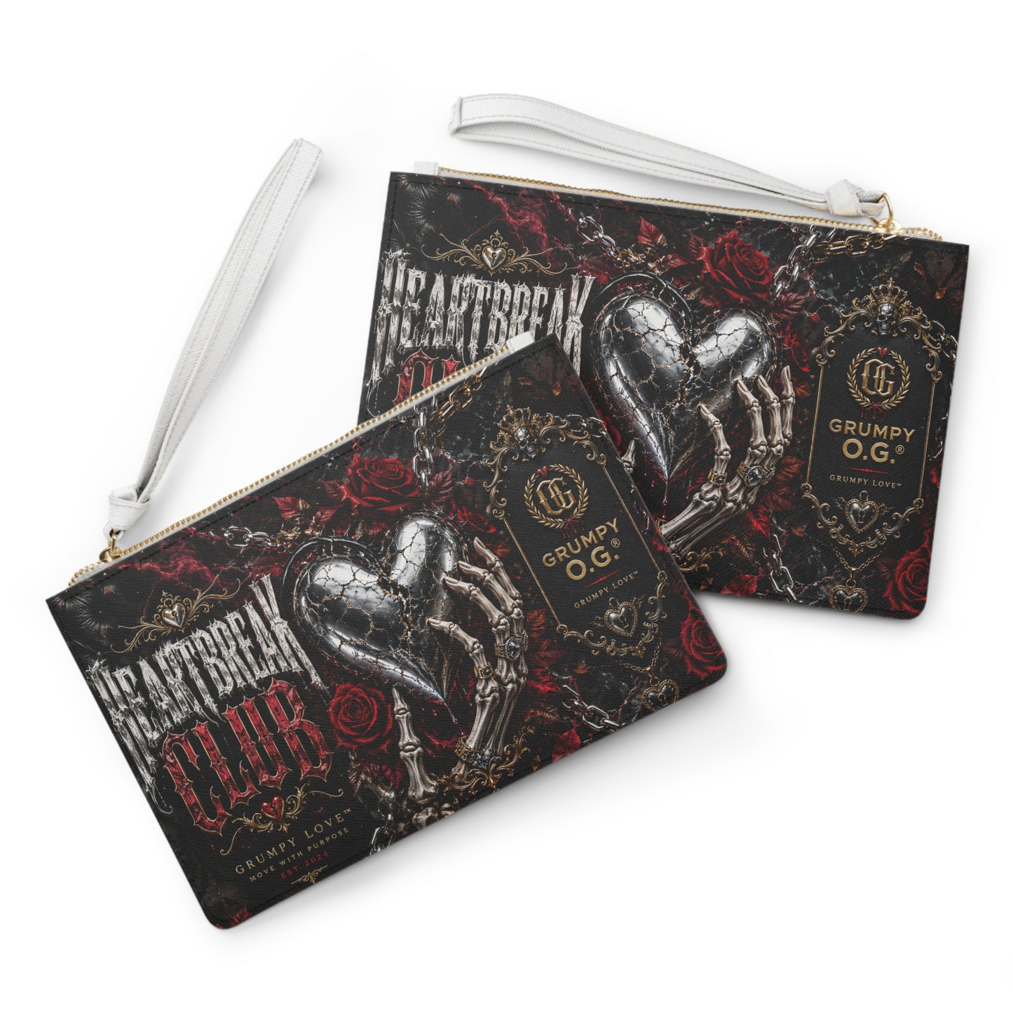 Till Death Holds Me Clutch Bag