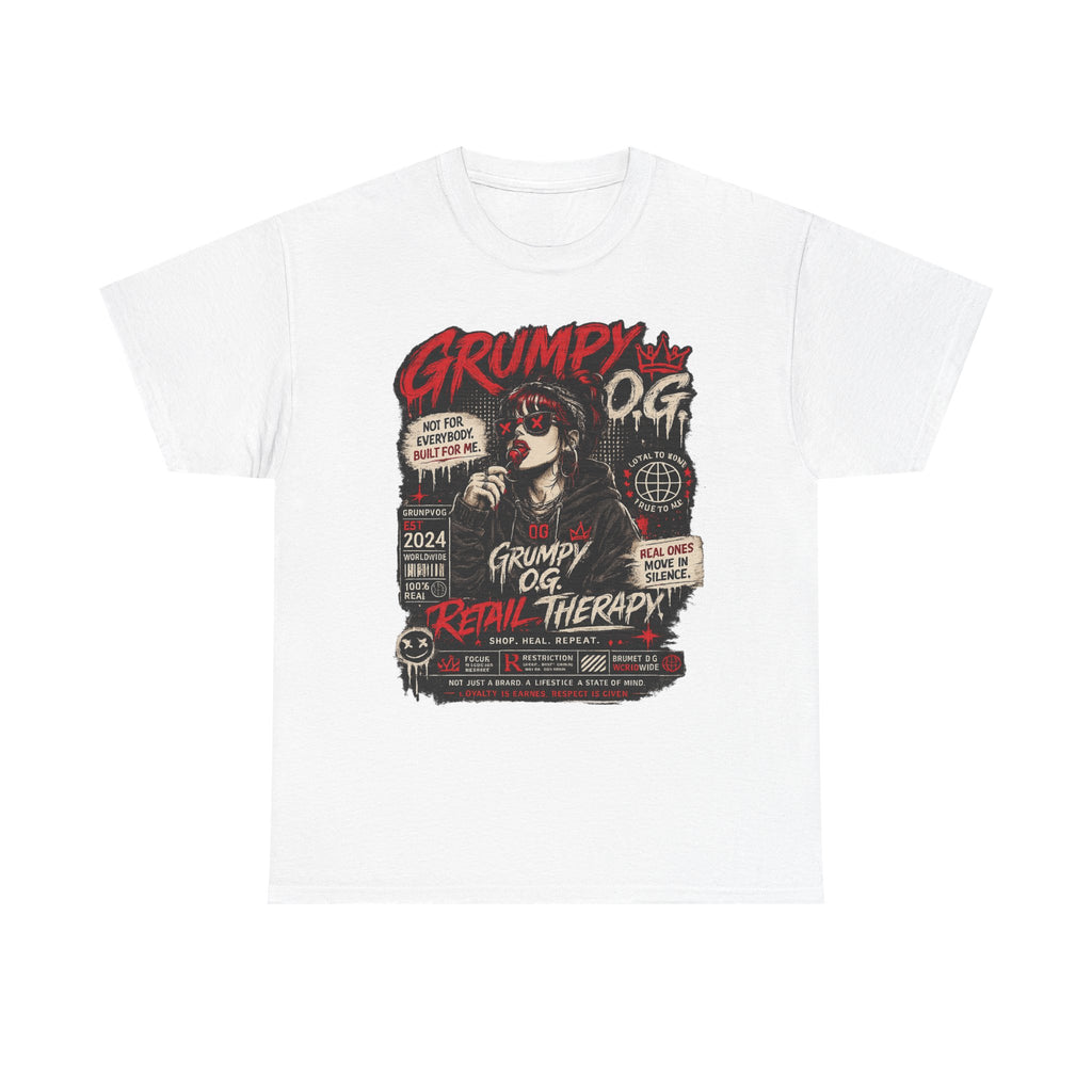 Retail Therapy Tee | GRUMPY O.G. Luxury Streetwear