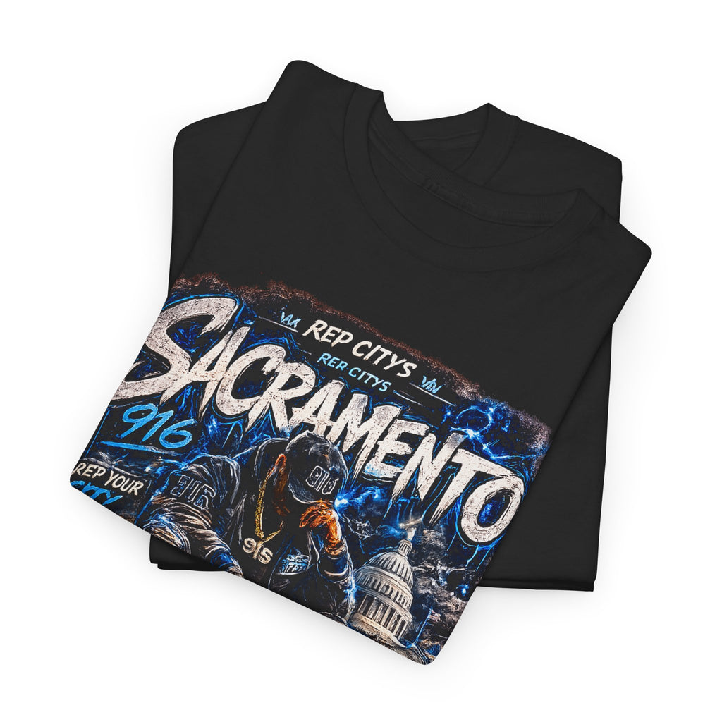 REP CITYS™ Sacramento CA — 916 State Of Mind Tee