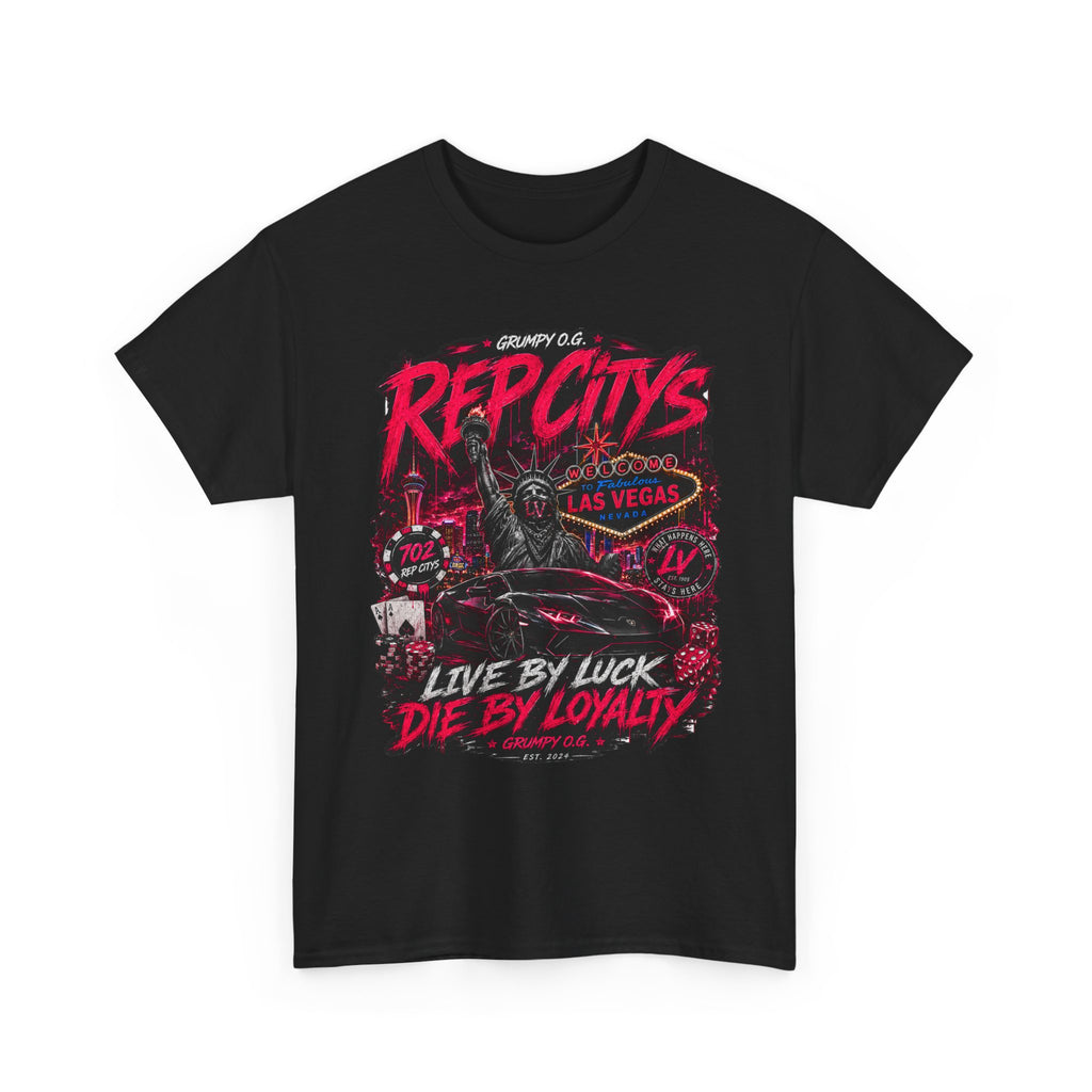 REP CITYS™ Las Vegas NV — Neon Loyalty Tee
