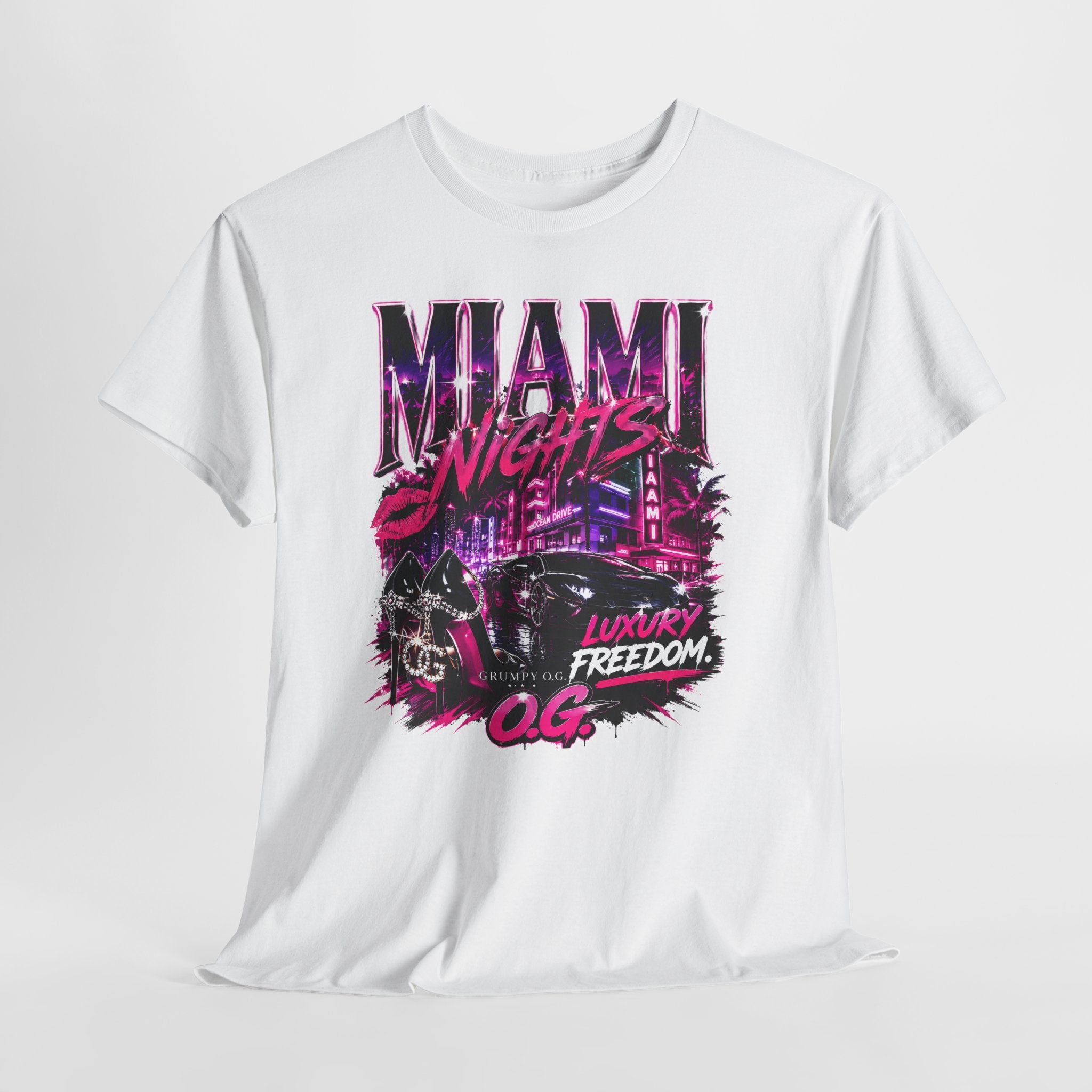 Miami Nights Luxury Freedom Tee