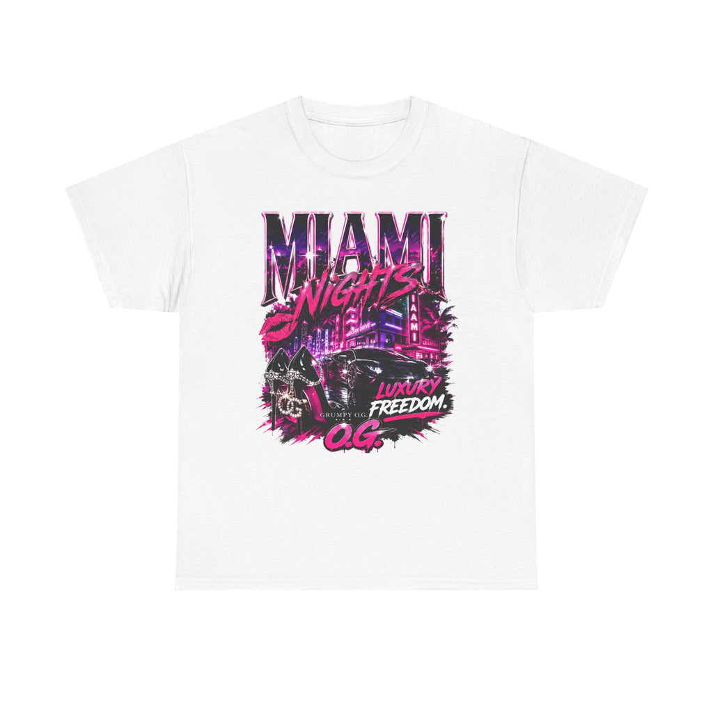 Miami Nights Luxury Freedom Tee