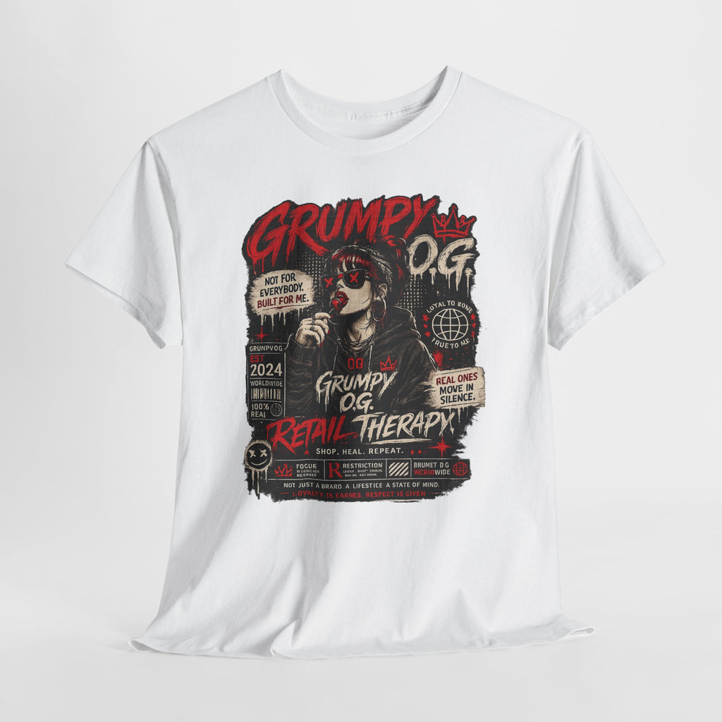 Retail Therapy Tee | GRUMPY O.G. Luxury Streetwear