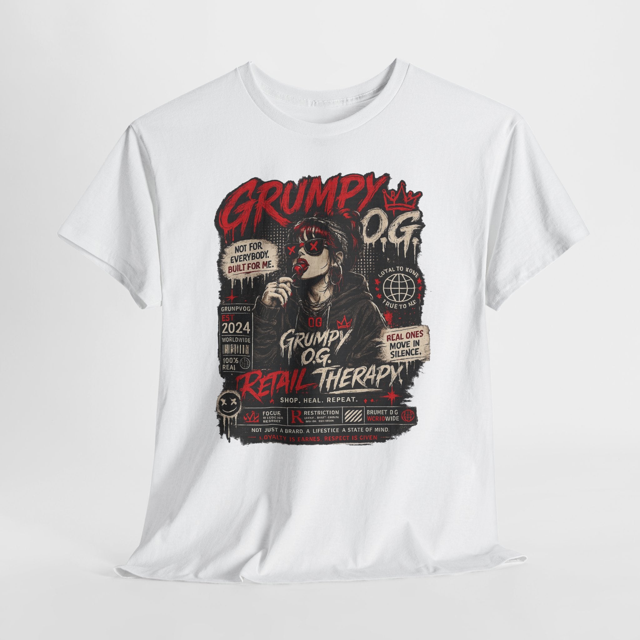 Retail Therapy Tee | GRUMPY O.G. Luxury Streetwear