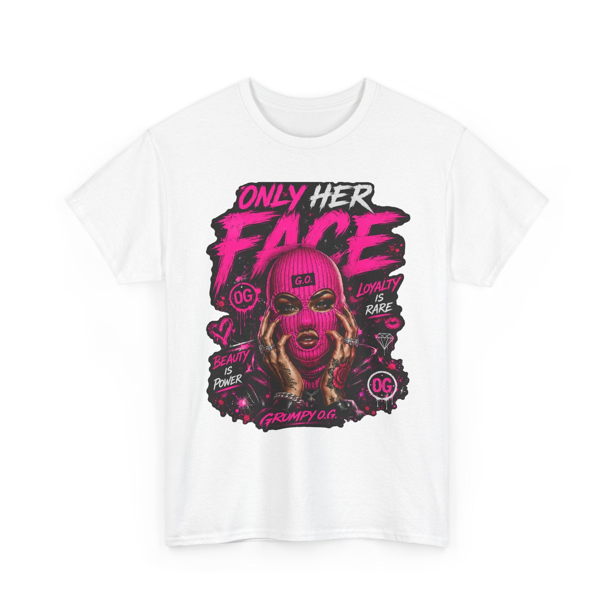 Pink Mask Baby Tee