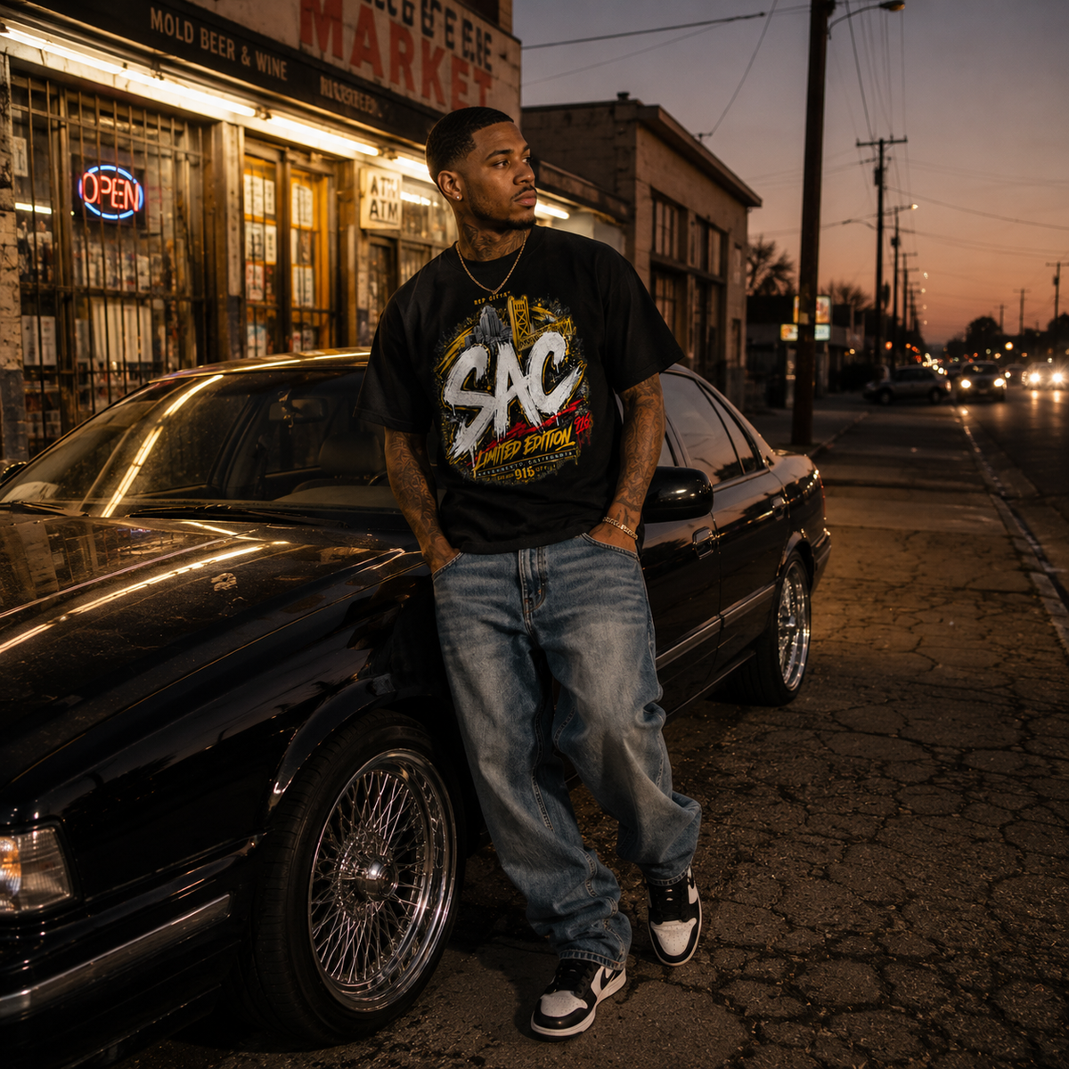 Gold City™ Black Tee