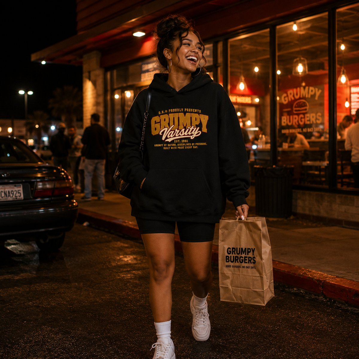 Grumpy Varsity™ Hoodie