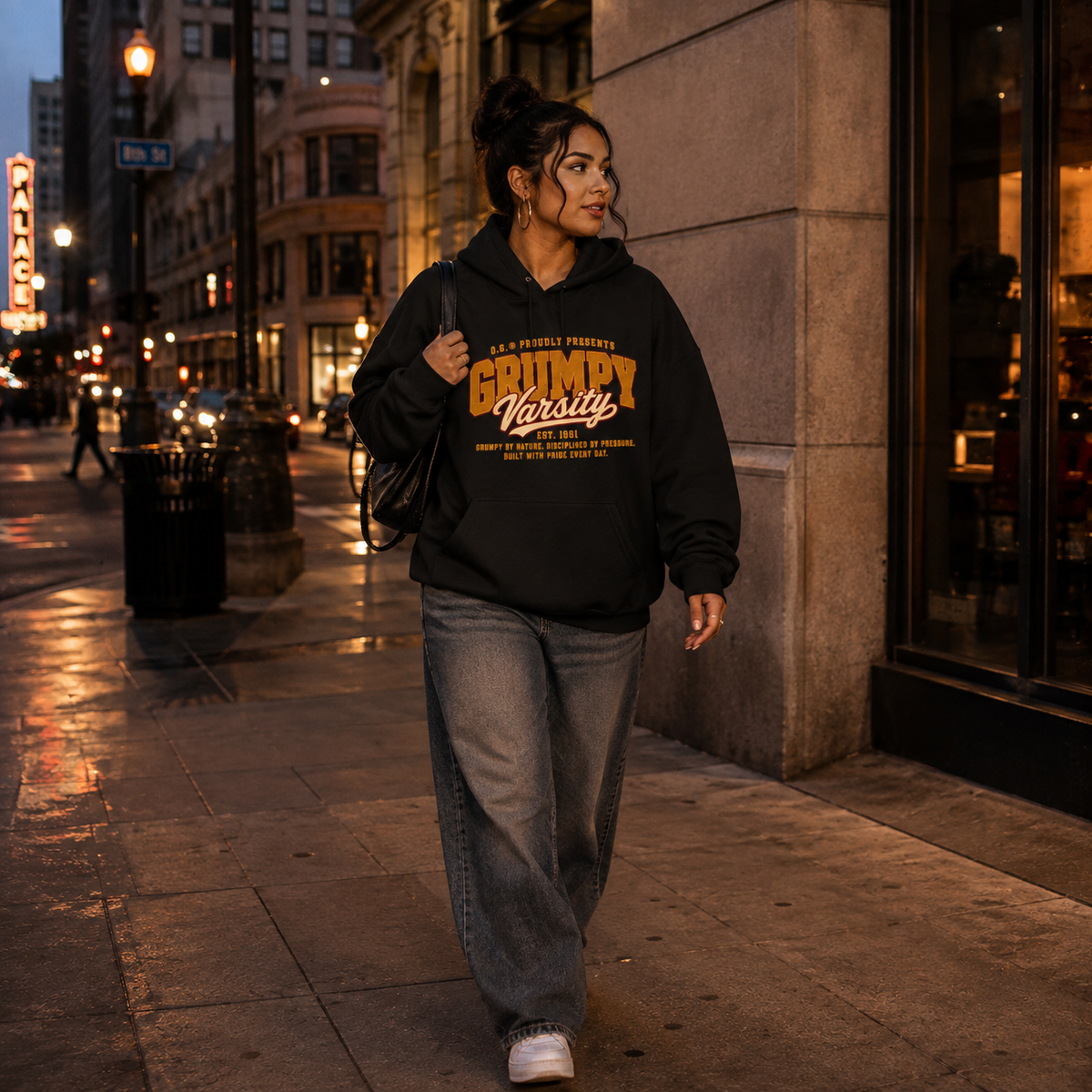 Grumpy Varsity™ Hoodie