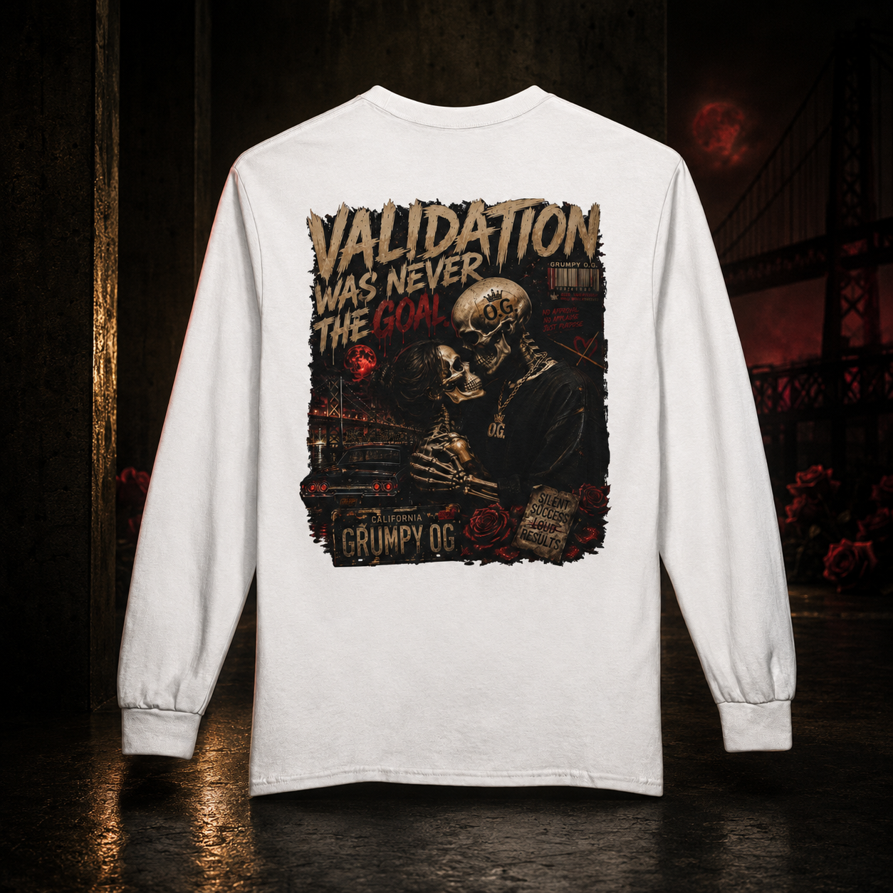 Validation Was Never The Goal™ Long Sleeve Tee