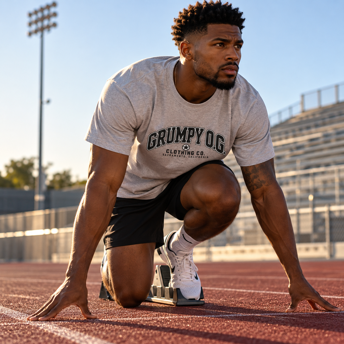 O.G. Standard™ Tee – White & Sport Grey