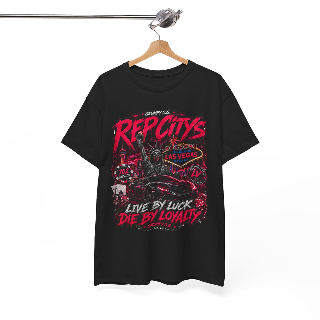 REP CITYS™ Las Vegas NV — Neon Loyalty Tee